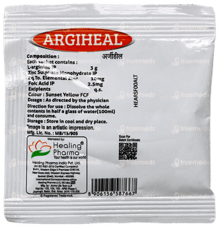 Argiheal Orange Flavour Granules 10Gm